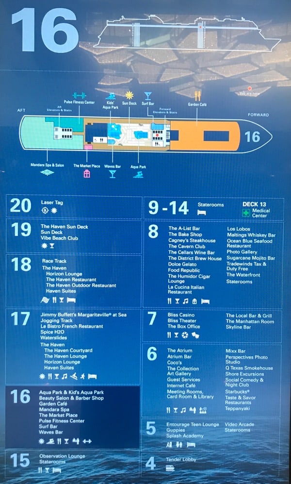 Norwegian Bliss Deck Plans Navigating The Ship