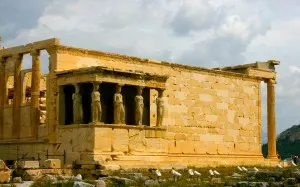 Erechtheion, at the Acropolis, Athens, Greece, trips to Croatia and Greece