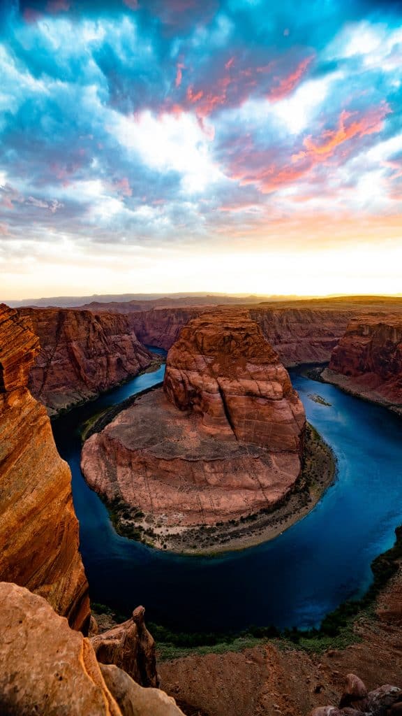 horseshoe bend hike, horseshoe bend grand canyon, horseshoe grand canyon, horseshoe bend Arizona, horseshoe bend, Horseshoe bend camping