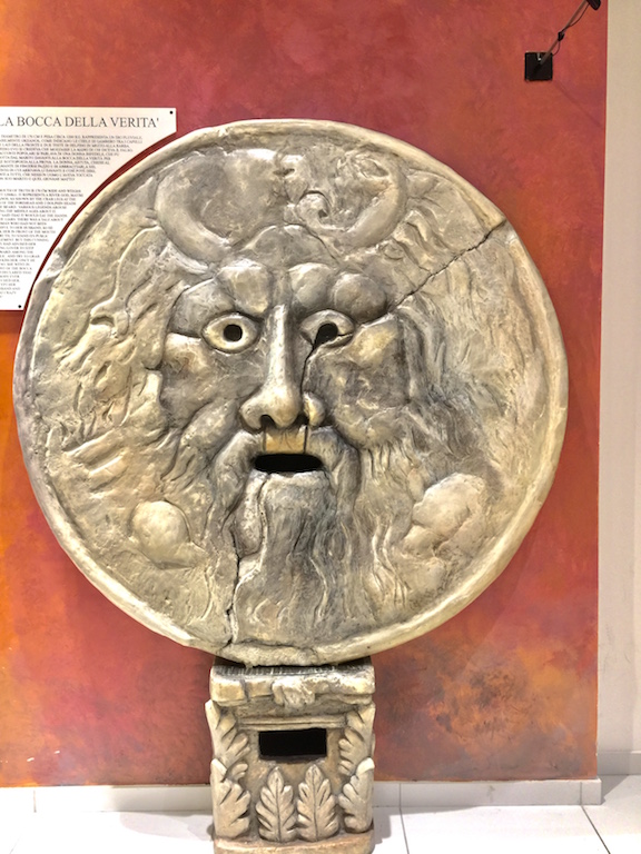 Bocca Della Veritas or the Mouth of Truth in Rome Italy