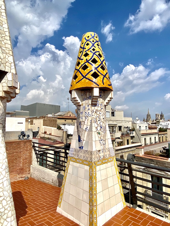 Palau Guell in Barcelona Spain