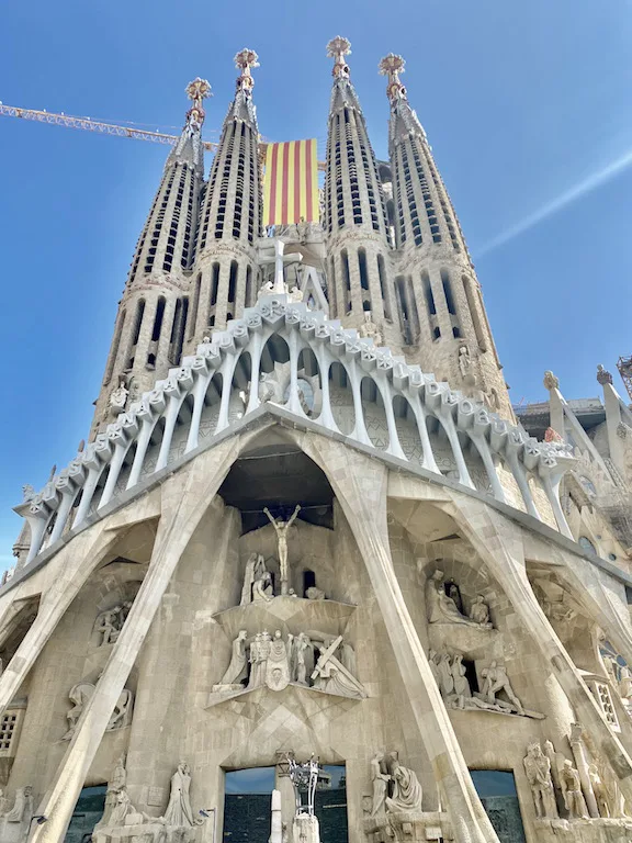 Sagrada Familia by Gaudi in Barcelona Spain