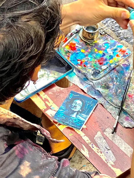 Artist or painter in Barcelona